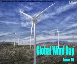 yapboz Küresel Rüzgar Günü